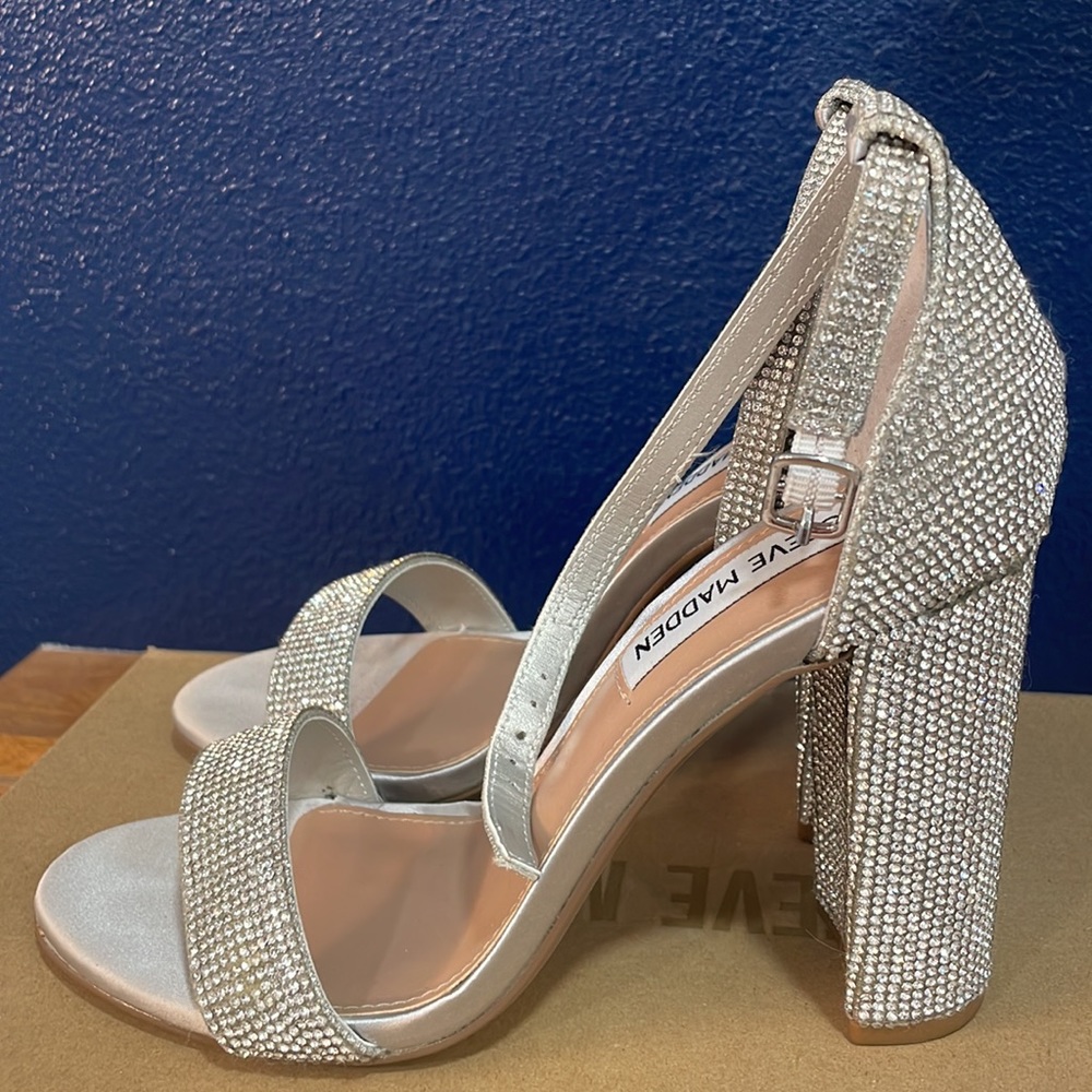 Steve Madden Carson Rhinestone Heels - size 7